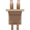 Ekena Millwork 4"W x 8"D x 4"H Wide Bryant Rough Cedar Woodgrain TimberThane Corbel, Primed Tan CORUR04X08X04BRYRCPR - alternate 6